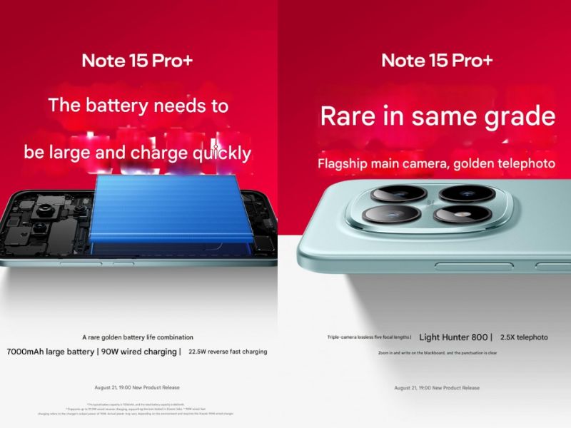 Thông số cấu hình của Redmi Note 15 Pro+