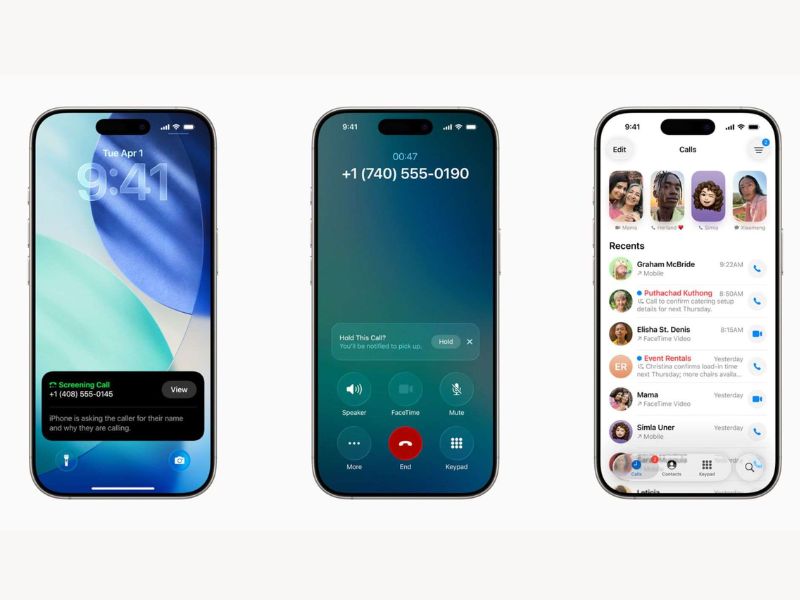 tính năng Phone app và messages mới