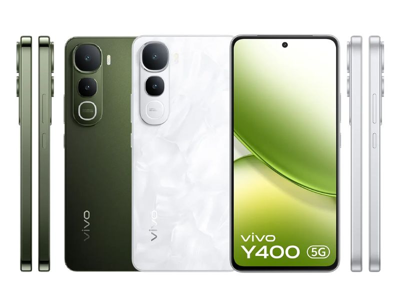Vivo Y400 5G có thiết kế trẻ trung, hiện đại