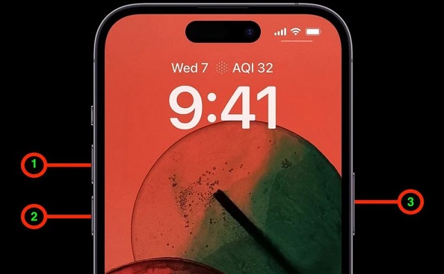 Tiến hành khởi động lại iPhone 14 cho đỡ lag