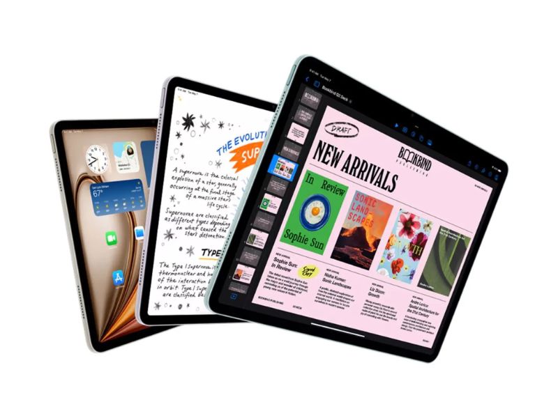 màn hình sắc nét trên iPad Air 2025