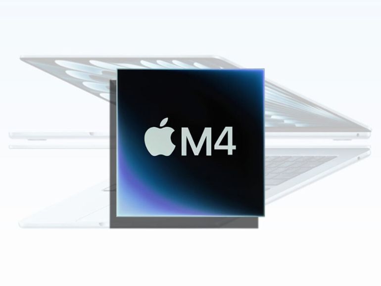 con chip m4 đa nhiệm trên máy
