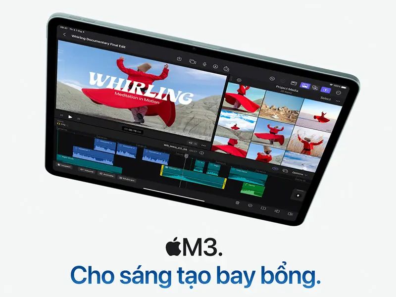 COn chip M3 mạnh mẽ 