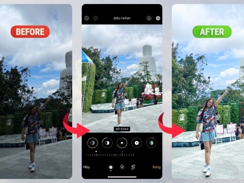 Làm thế nào để áp dụng công thức chỉnh ảnh trên iPhone