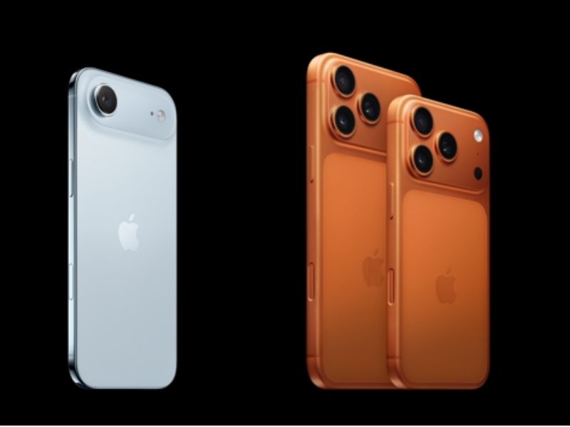 Bảng so sánh nhanh iPhone 17 Air và 17 Pro Max