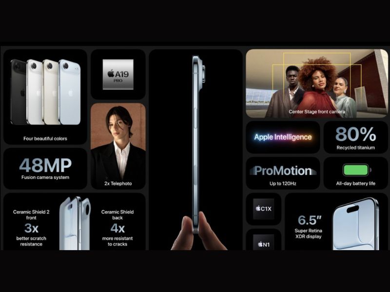Thông số iPhone Air nổi bật, nâng tầm kết nối