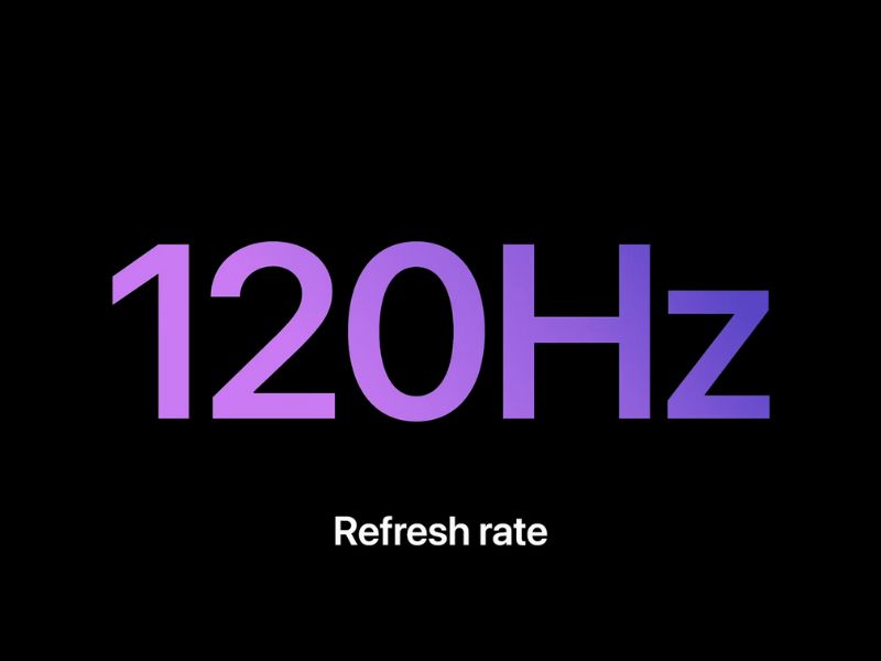 Tấn số quét 120Hz trên iPhone Air
