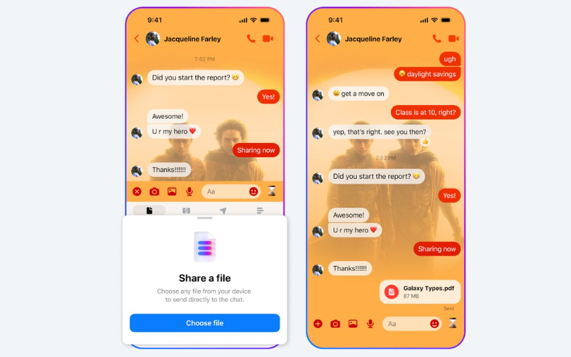 phiên bản mới messenger