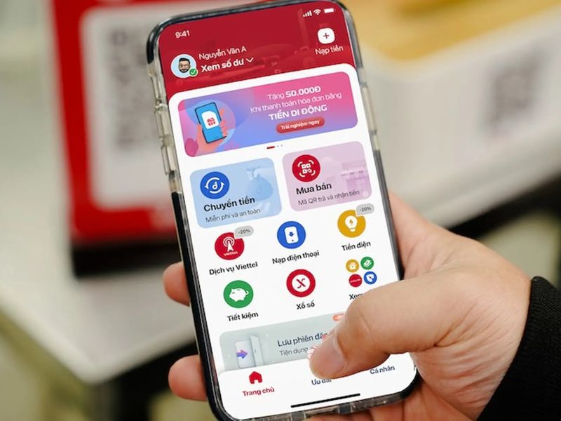 Đóng tiền điện qua app Viettel Money