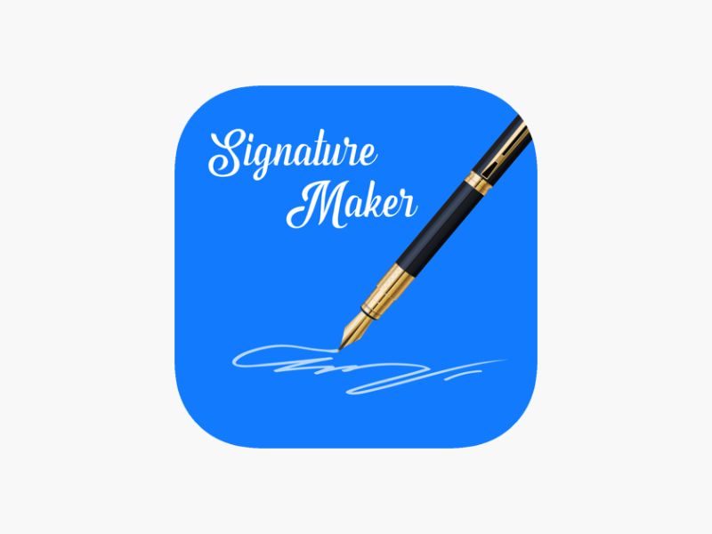 App tạo chữ ký online Signature Maker