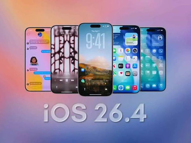 Apple phát hành iOS 26.4 trên iPhone