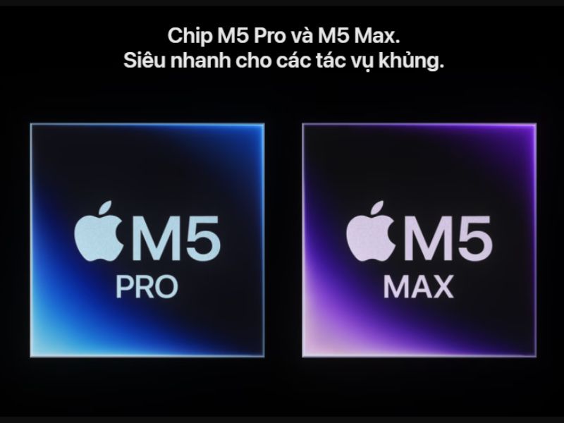 Hiệu năng mạnh mẽ trên Macbook Pro