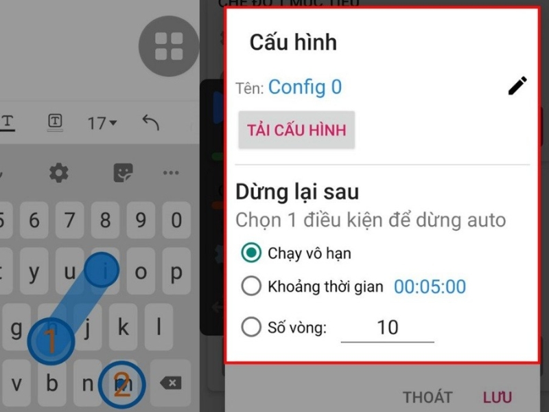 Auto Click nhiều điểm