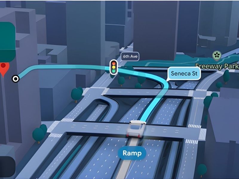 Bản đồ 3D trên Google Maps