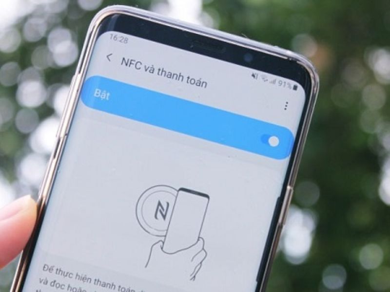 Bật NFC trên Reame