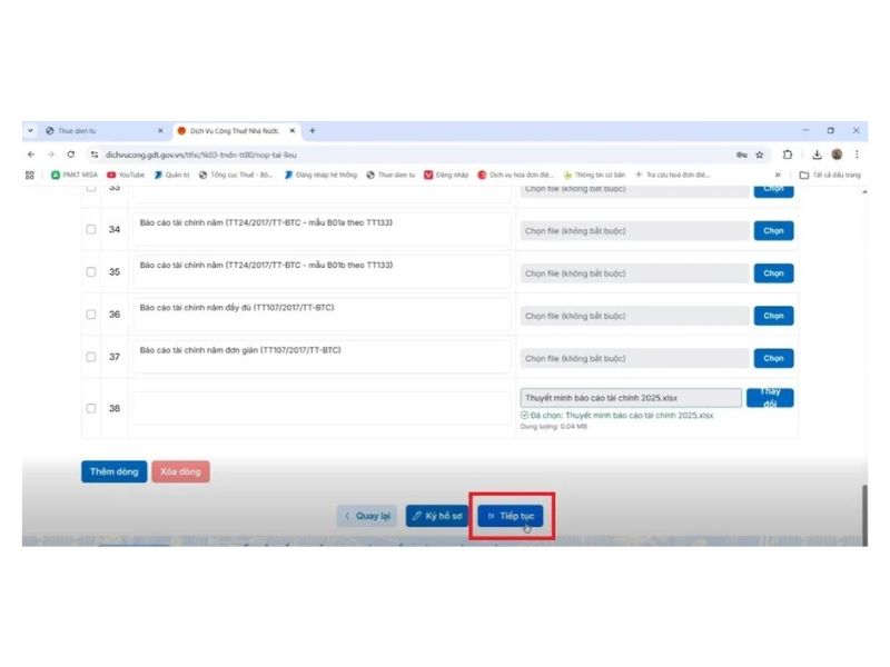 Bước 4: Ký điện tử và gửi hồ sơ