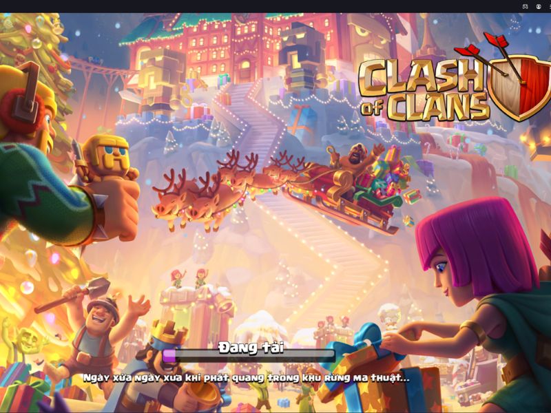 Trải nghiệm game Clash of Clans
