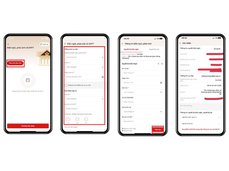 Hướng dẫn phản ánh vi phạm giao thông trên VNeID
