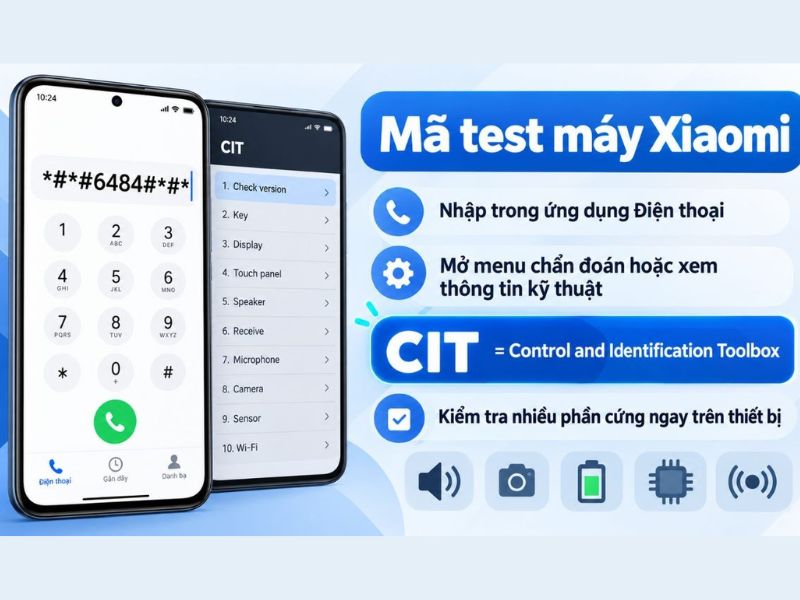 Hướng dẫn cách test máy Xiaomi cũ khi mua
