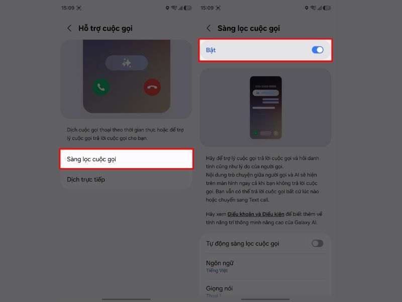 Hướng dẫn cách bật chế độ sàng lọc cuộc gọi bằng AI trên Samsung