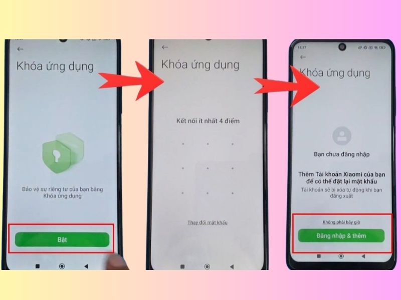 Cách bật khóa app trên Xiaomi dùng MIUI 10, MIUI 11