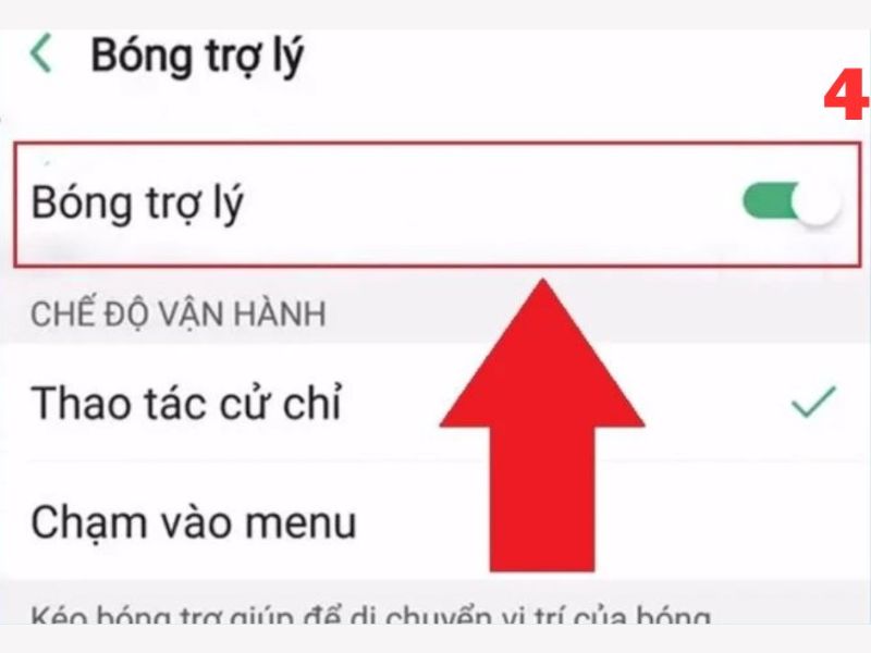 Hướng dẫn bật nút home ảo OPPO