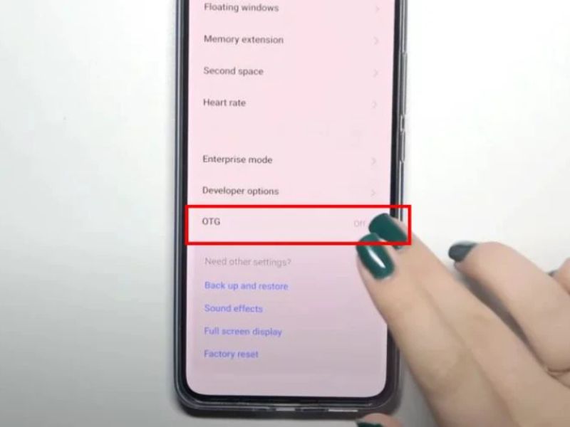 Cách bật OTG trên Xiaomi