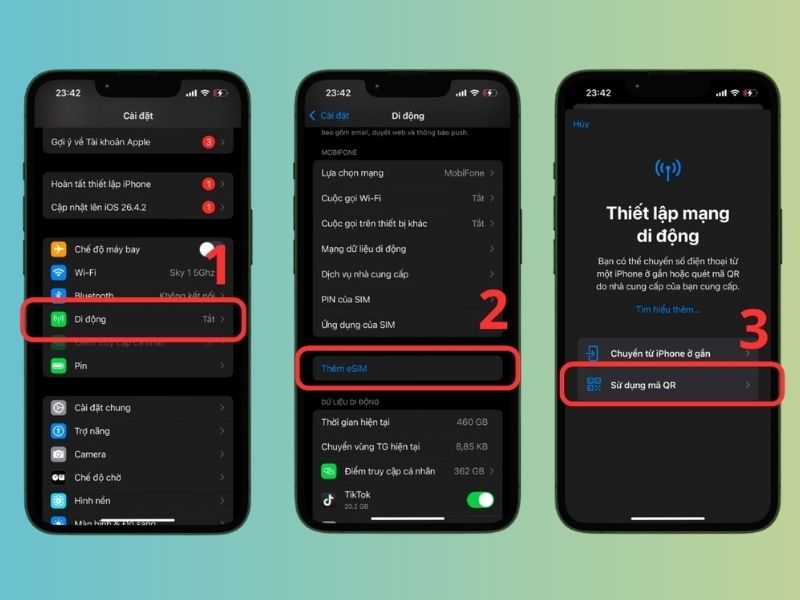 Hướng dẫn cách cài đặt eSIM trên iPhone 12 Pro Max