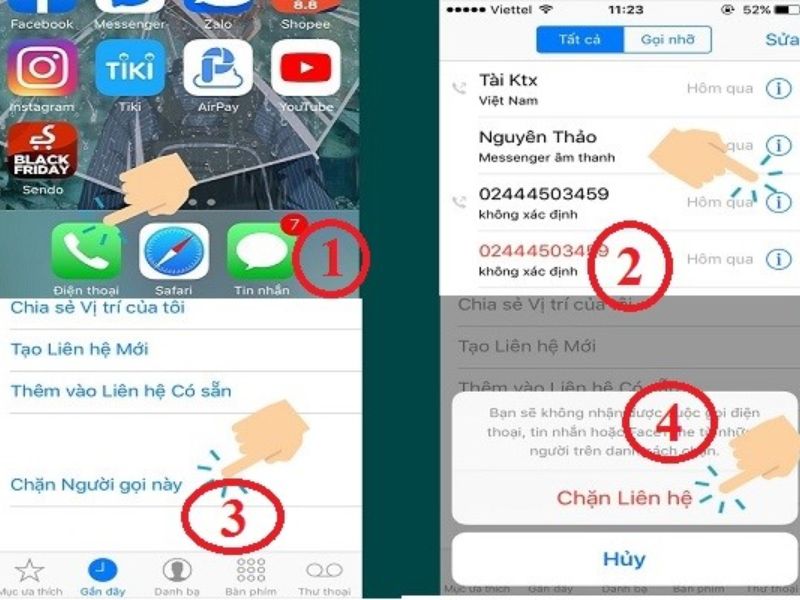 Cách chặn số lạ gọi đến iPhone