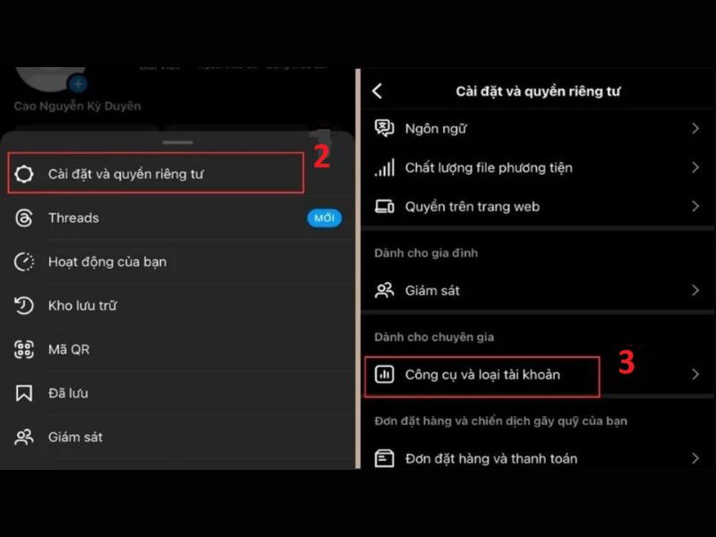 Hướng dẫn chuyển tài khoản doanh nghiệp thành tài khoản cá nhân Instagram