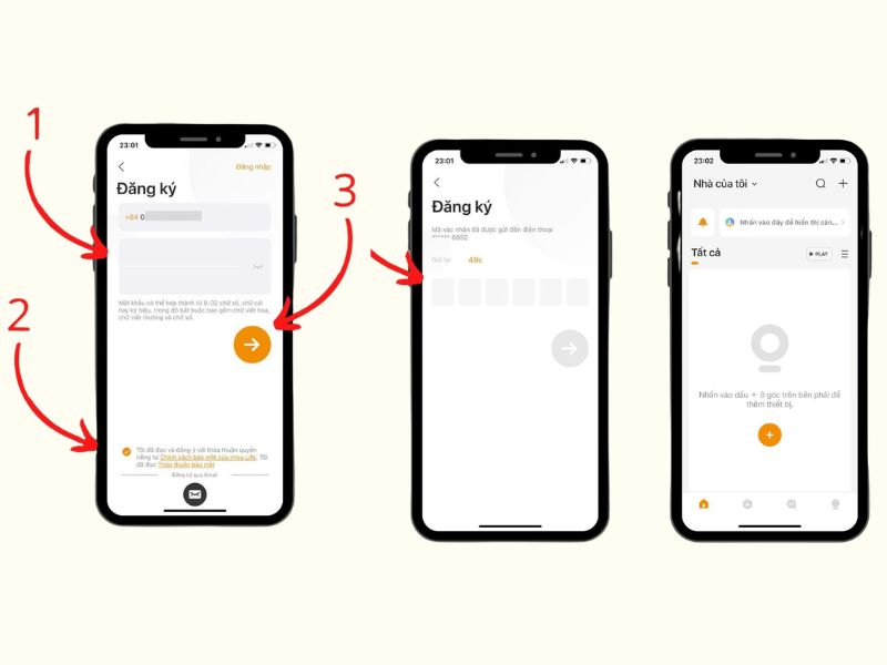 Đăng ký tài khoản Imou Life