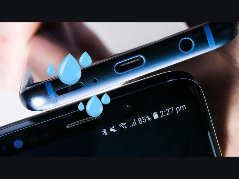 Các bước đẩy nước ra khỏi điện thoại