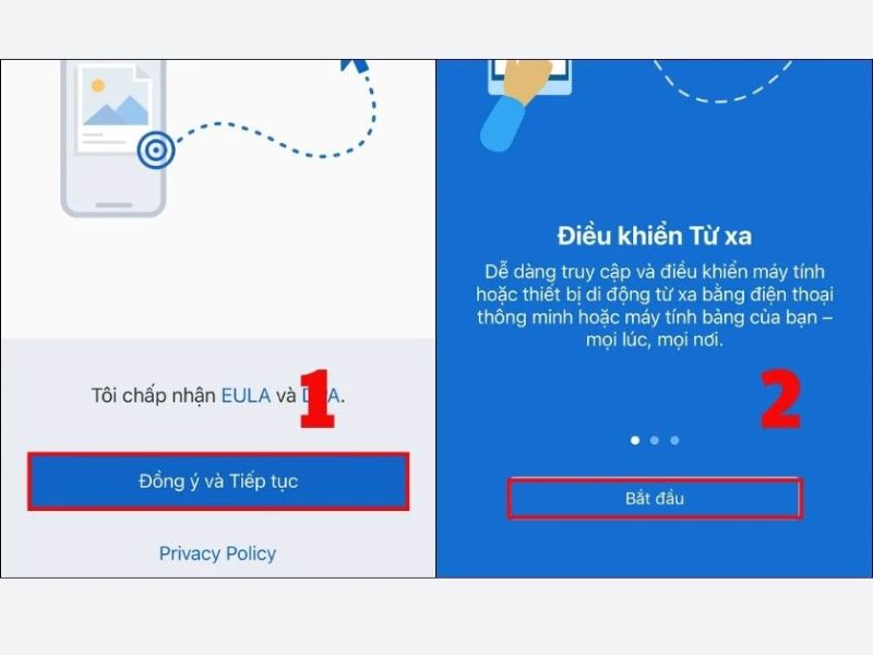 Ứng dụng Teamview cho điện thoại iPhone