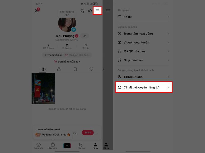 Hướng dẫn các bước giải phóng dung lượng trên Tiktok
