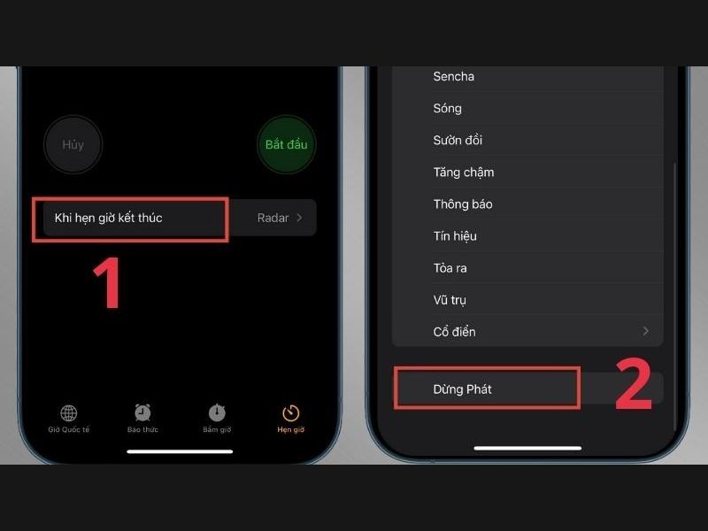 Tắt hẹn giờ tự động trên iPhone