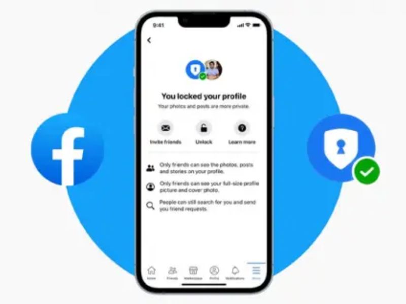 Cách khóa bảo vệ trang cá nhân trên Facebook