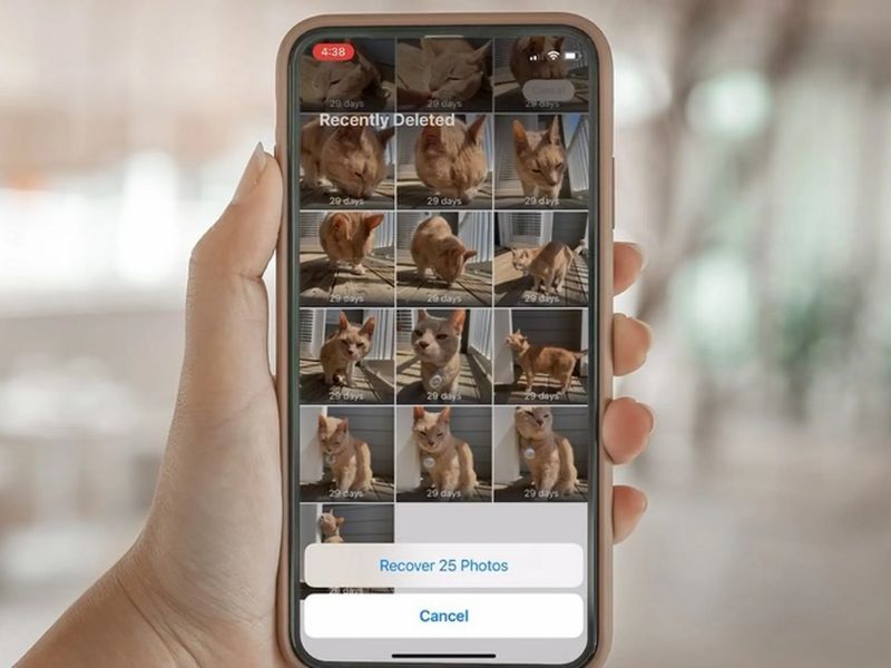 Cách kiểm tra lại ảnh sau khi xóa