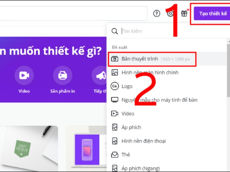 Cách làm PowerPoint trên điện thoại bằng Canva