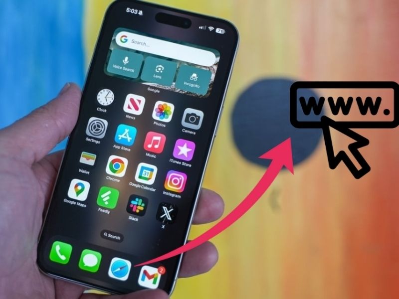 Cách lấy URL của Web trên điện thoại iPhone