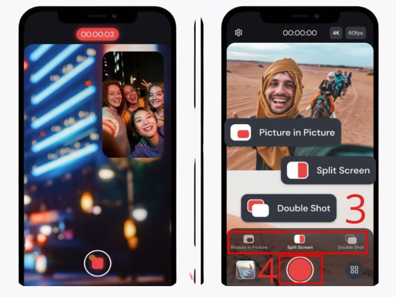 Hướng dẫn quay video bằng 2 camera đơn giản với ứng dụng thứ 3