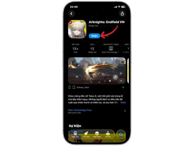 Cách tải Arknights Enfield trên mobile