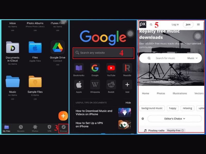 Hướng dẫn tải nhạc trên iPhone