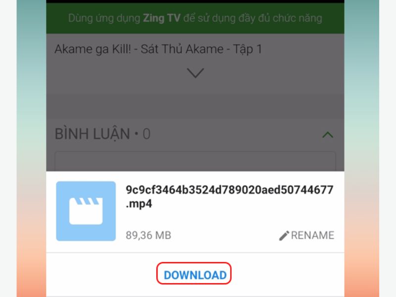 Cách tải video trên Zing TV dễ dàng