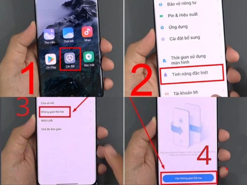 Cách tắt không gian thứ 2 trên Xiaomi đơn giản nhất