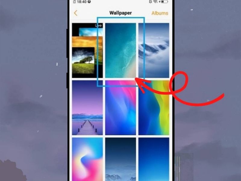 Cách thay đổi hình nền điện thoại VIVO