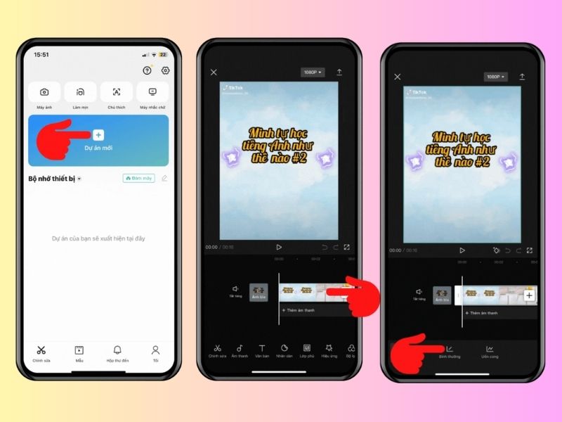 Cách tua nhanh video trên iPhone bằng CapCut