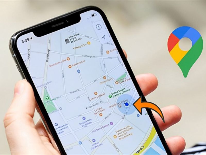 Xem vị trí hiện tại trên Google Maps