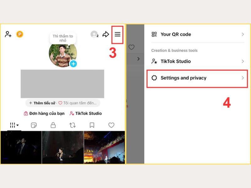 Xác minh tài khoản TikTok nhận tích xanh
