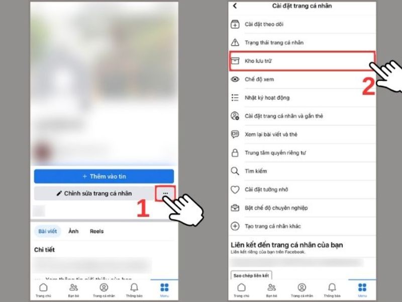 Hướng dẫn cách xem người lạ xem story Facebook