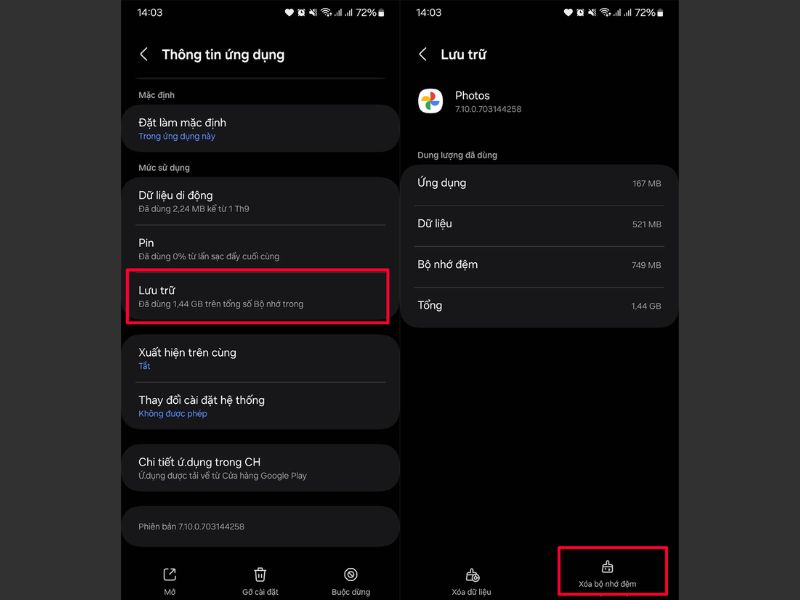 Cách xóa bộ nhớ trên Google Photos hiệu quả